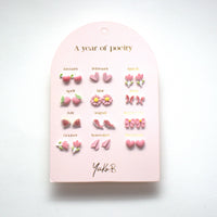 Stainless Steel Earrings for Kids - A Year of Pink Poetry