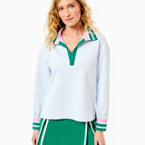 Scuba Light Easy Rugby Sweatshirt Super White/Greenbrier/Bubblegum