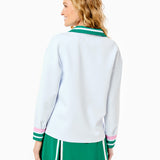 Scuba Light Easy Rugby Sweatshirt Super White/Greenbrier/Bubblegum
