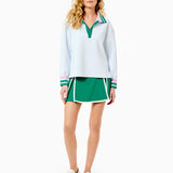 Scuba Light Easy Rugby Sweatshirt Super White/Greenbrier/Bubblegum