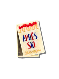 Hand-painted Apres Ski Matches Compact Mirror | Eco-Friendly