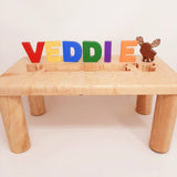 Personalized Puzzle Name Bench (Uper Case + 1 sign )