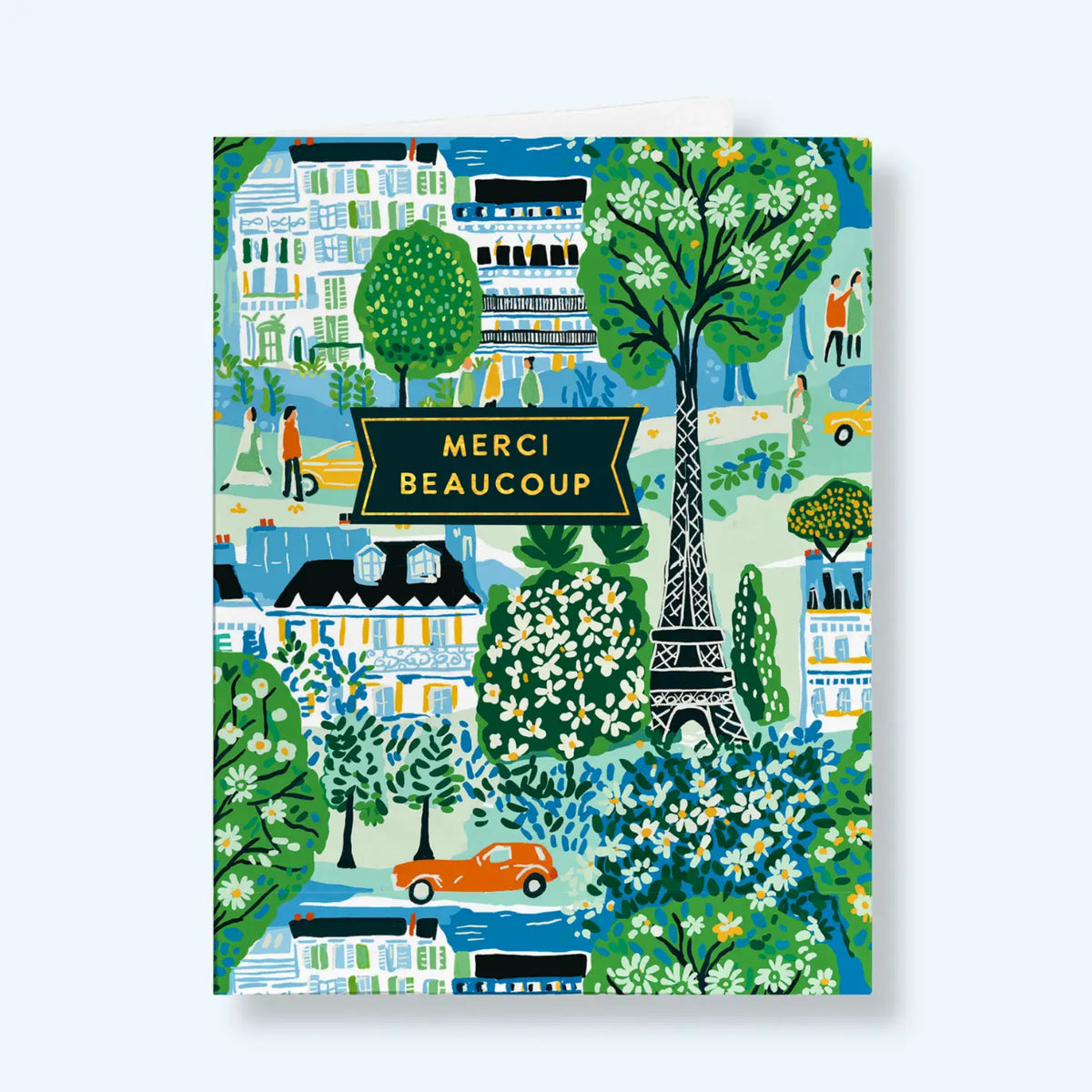 Greeting Card - Merci Beaucoup