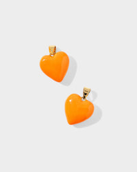 Reign Enamel Heart Charm