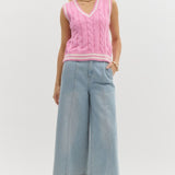 Cableknit Sweater Vest
