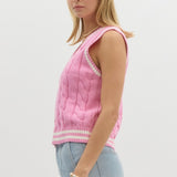 Cableknit Sweater Vest