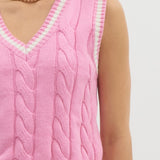 Cableknit Sweater Vest