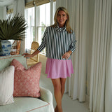 Polished Double Knit Everyother Day Pullover Ivy Cabana Stripe