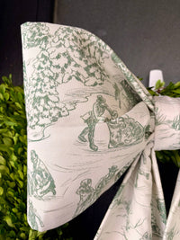 The Winter’s Eve Toile Bow