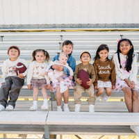 Football Pearl Bow Clip - Hair Bows - Game Day