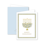 Garden of Sharon Blue Menorah