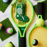 Grand Slam Tennis Racquets in Green Bauble Stocking