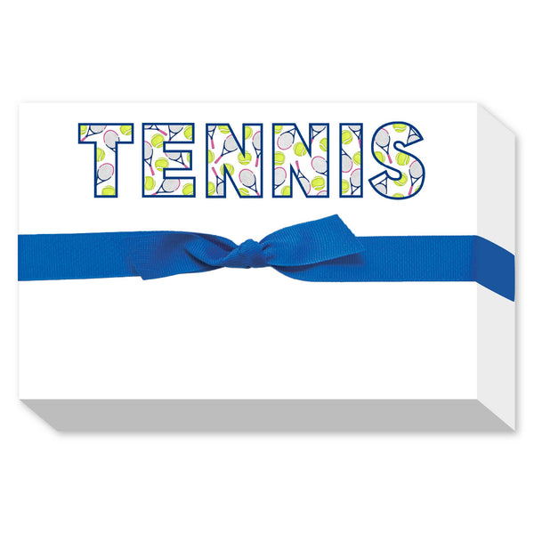 TENNIS BIG AND BOLD NOTEPAD