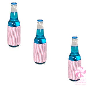 Red Seersucker Can Jacket (3 pk)