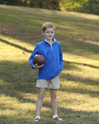 Game Day Quarter Zip - Blue