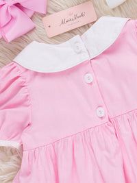 Tall Jolly Tree Embroidered Poplin Dress
