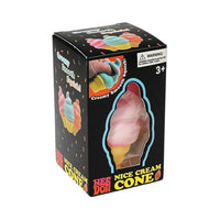 12PCS - Replica Ice Cream Cone Squishy Toy – Non Authentic Nee Doh Style Stress Toy