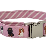 Cavalier Dog Collar - Pink