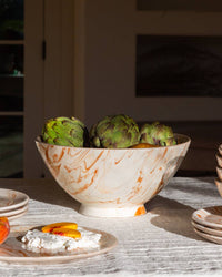 Marbled Terra Serving Bowl