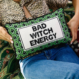 Bad Witch Energy Needlepoint Pillow