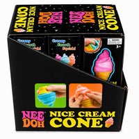 12PCS - Replica Ice Cream Cone Squishy Toy – Non Authentic Nee Doh Style Stress Toy