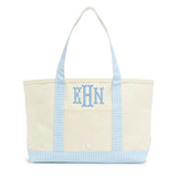 Medium Midi Coated Canvas Trim Tote