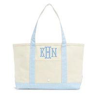 Medium Midi Coated Canvas Trim Tote