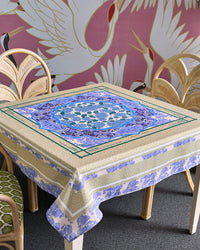 Flora Instructional Mahjong Tablecloth