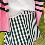 Smooth Sport 14in Flounce Skort Ivy Cabana Stripe