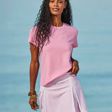 Smooth Sport Gardenia Skort 15in