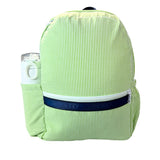 Seersucker Backpack Green