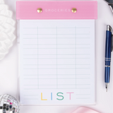 SWAG Acrylic Large Notepad - Grocery