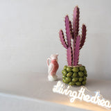 Stoneware Lime Planter Vase