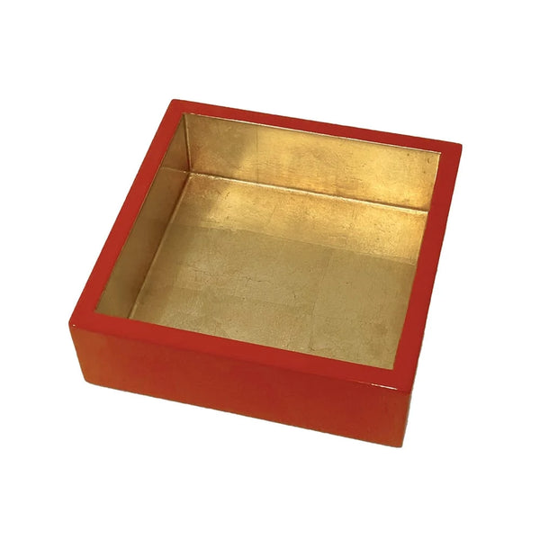 Coral With Gold-Lacquer Holder Lacquer Cocktail