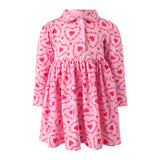 Rachel Riley Floral Heart Jersey Dress