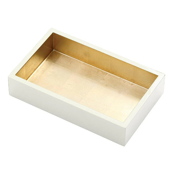 Ivory With Gold-Lacquer Guest Towel Holder