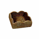 Rattan Scallop Lunch Napkin Holder