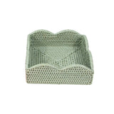 Rattan Scallop Lunch Napkin Holder