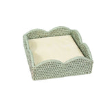 Rattan Scallop Lunch Napkin Holder