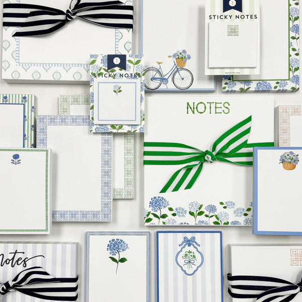 Big Slab Notepad | Blue Hydrangeas 