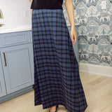 Blackwatch Plaid Maxi Skirt