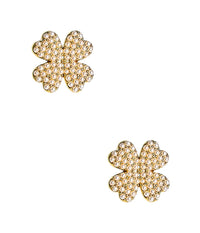 Kay Clover Earring - Pearl & Gold