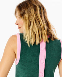 Towel Terry Lennon Dress Ivy/Bubblegum