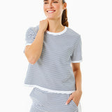 Lennon Pants Navy Stripe