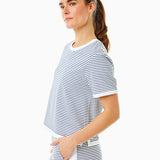 Lennon Pants Navy Stripe
