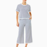 Lennon Pants Navy Stripe