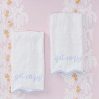 Scallop Hand Towel Set by Weezie