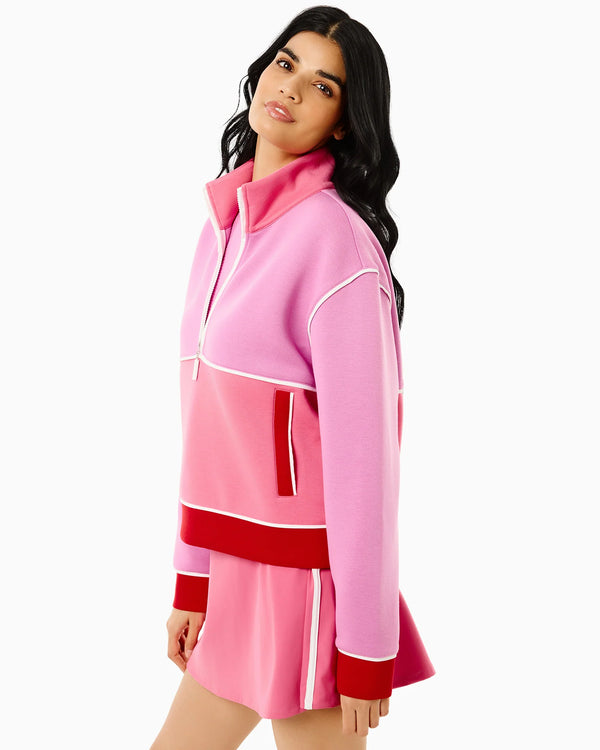 Active Pique Breakpoint Quarter Zip Sweatshirt