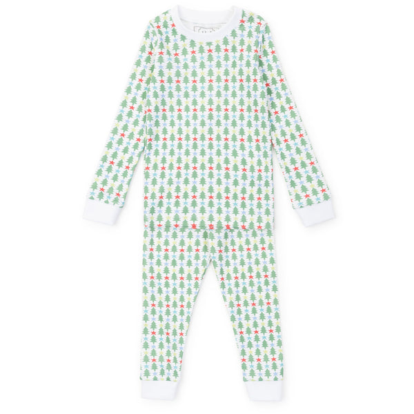 Lila and Hayes Grayson Pajama Set - Tree Topper Stars