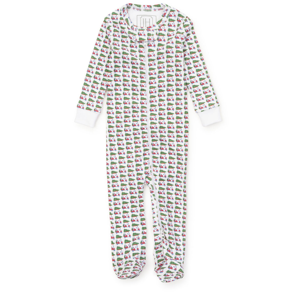 Lila and Hayes Parker Zipper Pajama - Christmas at the Club